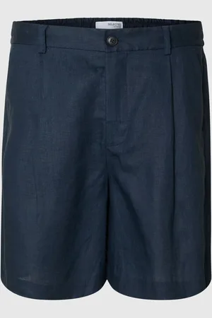 SELECTED 100% Hør Bermuda Shorts