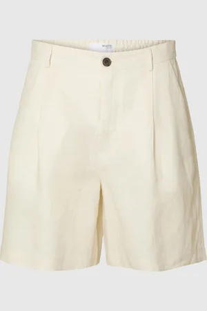 SELECTED 100% Hør Bermuda Shorts