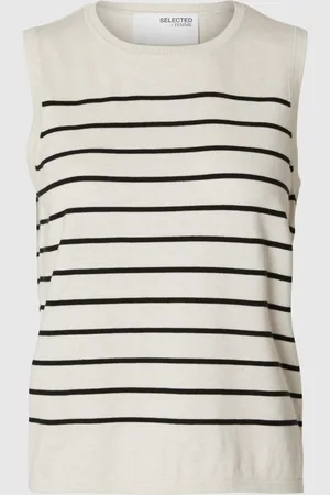 SELECTED Ærmeløs Strikket Top