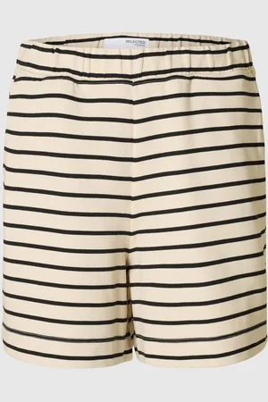 SELECTED Stribet Højtaljede Shorts