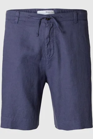 SELECTED Loose Fit Shorts I Hørblanding