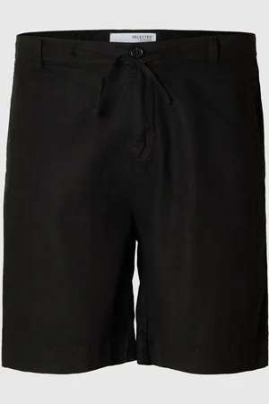 SELECTED Loose Fit Shorts I Hørblanding