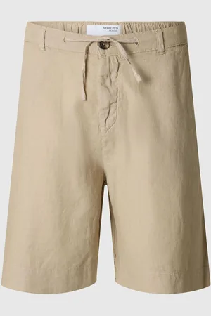 SELECTED Loose Fit Shorts I Hørblanding