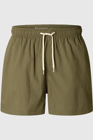 SELECTED Seersucker Badeshorts