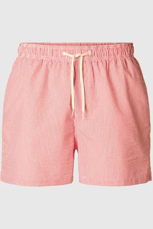 SELECTED Seersucker Badeshorts