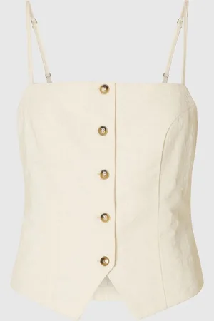 SELECTED Bomuldsblanding Stroptop