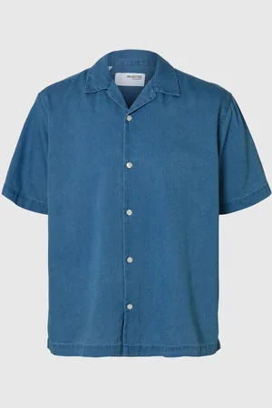 SELECTED Kortærmet Denimskjorte
