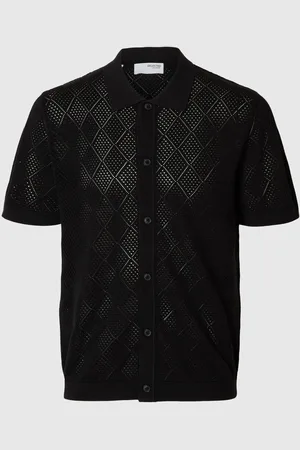 SELECTED Kortærmet Strikket Poloshirt