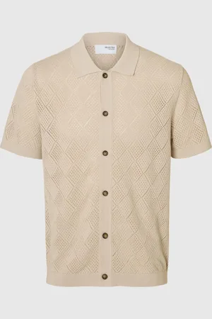 SELECTED Kortærmet Strikket Poloshirt