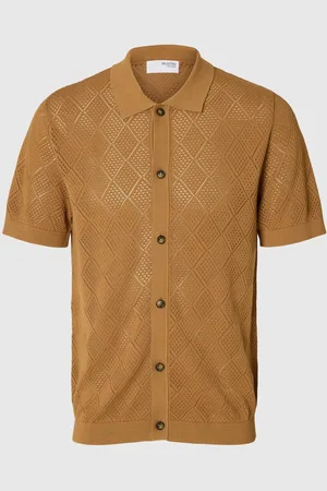 SELECTED Kortærmet Strikket Poloshirt