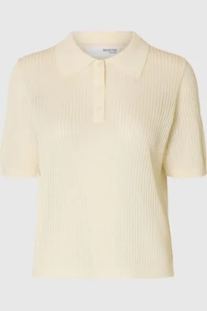 SELECTED Kortærmet Strikket Poloshirt