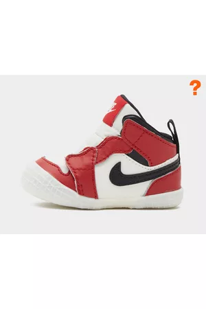 Jordan Lær-at-gå sko - Air 1 Crib Småbørn, Red