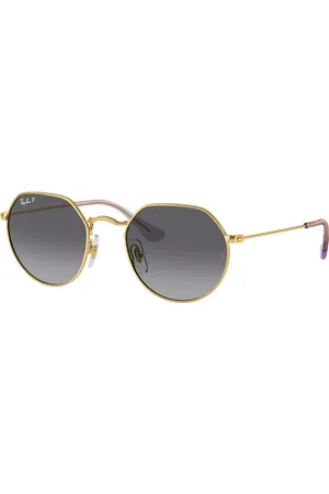 Ray-Ban Ray-Ban Børn RJ9565S Junior Jack Børn Polarized 292/T3 47 Solbriller Børn Guld