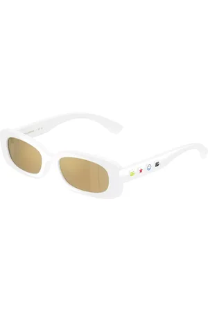 Dolce & Gabbana DX6006U Børn 33127P 46 Solbriller Børn Hvid