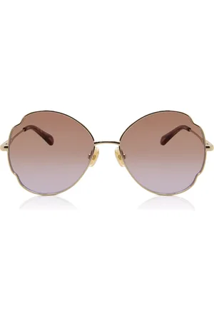 Chloé CC0008S Børn 004 52 Solbriller Børn Guld