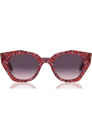 Lafont Maldives 6124T 47 Solbriller Kvinder Rød