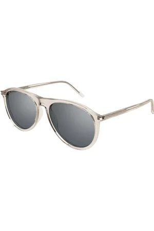Saint Laurent SL 667 003 56 Solbriller Mænd Brun