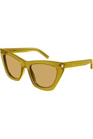 Saint Laurent SL 214 KATE 037 55 Solbriller Kvinder Grøn