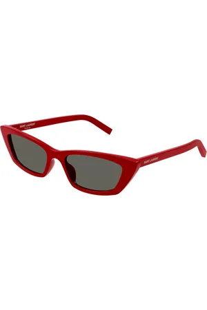 Saint Laurent SL 277 012 52 Solbriller Kvinder Rød
