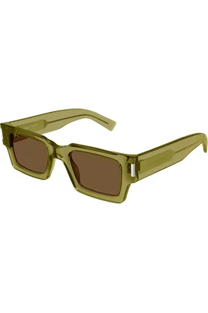 Saint Laurent SL 572 008 50 Solbriller Mænd Grøn