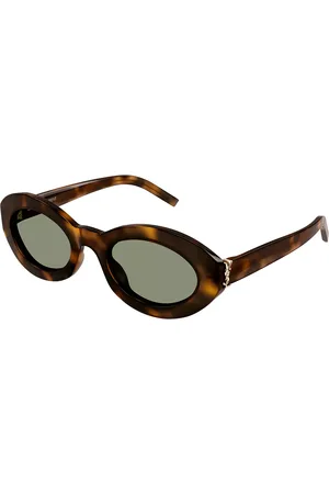 Saint Laurent SL M136 002 52 Solbriller Kvinder Tortoiseshell