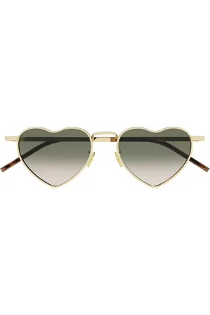 Saint Laurent SL 301 LOULOU 011 52 Solbriller Mænd Guld