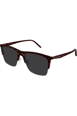 Saint Laurent SL 768 003 57 Solbriller Mænd Tortoiseshell