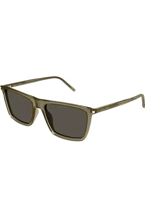 Saint Laurent SL 668 004 56 Solbriller Mænd Brun