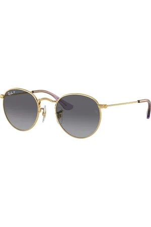 Ray-Ban Ray-Ban Børn RJ9547S Junior Round Børn Polarized 292/T3 44 Solbriller Børn Guld