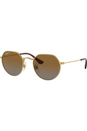 Ray-Ban Ray-Ban Børn RJ9565S Junior Jack Børn Asian Fit Polarized 223/T5 47 Solbriller Børn Guld
