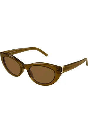 Saint Laurent SL M115 006 54 Solbriller Kvinder Brun