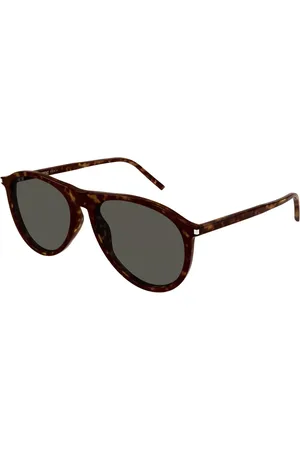 Saint Laurent SL 667 002 56 Solbriller Mænd Tortoiseshell