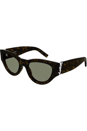 Saint Laurent SL M94/F Asian Fit 005 53 Solbriller Kvinder Tortoiseshell