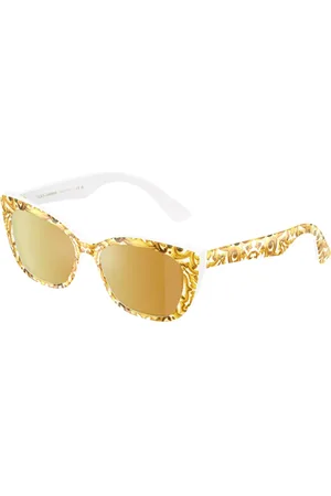 Dolce & Gabbana DX4427 Børn 34347P 49 Solbriller Børn Gul