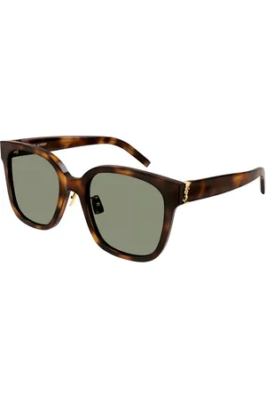 Saint Laurent SL M105/F Asian Fit 003 55 Solbriller Kvinder Tortoiseshell