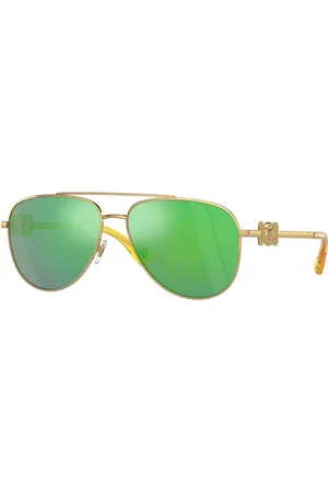 VERSACE VK2002 Børn 10023R 52 Solbriller Børn Guld