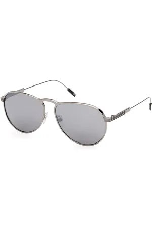 Ermenegildo Zegna EZ0220 08C 57 Solbriller Mænd Grå