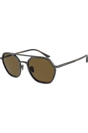 Giorgio Armani AR6145 325973 53 Solbriller Mænd Gunmetal