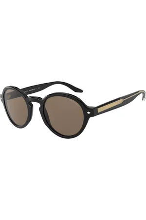 Giorgio Armani AR8130F Asian Fit 500173 52 Solbriller Mænd Black