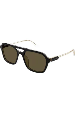 Gucci GG1823SA Asian Fit 003 57 Solbriller Mænd Black