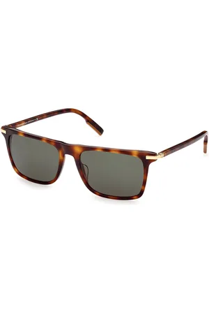 Ermenegildo Zegna EZ0204 52N 56 Solbriller Mænd Tortoiseshell