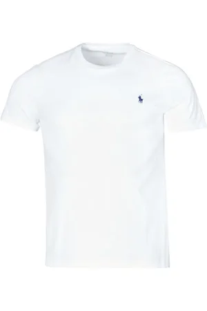 Ralph Lauren T-shirts m. korte ærmer T-SHIRT AJUSTE COL ROND EN COTON LOGO PONY PLAYER