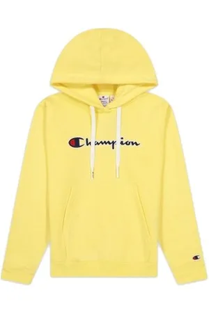 Champion Sweatshirts Wmns Organic Cotton Blend Script Logo Hoodie