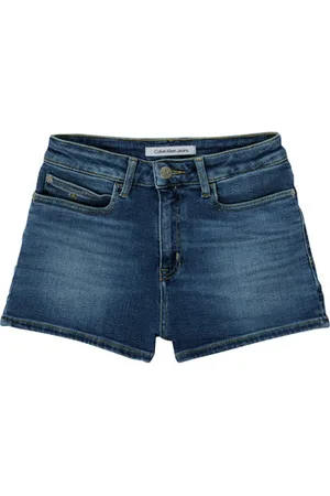 Calvin Klein Shorts RELAXED HR SHORT MID BLUE