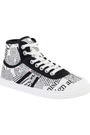 Kawasaki Sneakers News Paper Canvas Boot K202413 1002 White