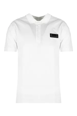 Les Hommes Polo-t-shirts m. korte ærmer LKT500 731U | Slim Fit Pique Polo with Metal Logo
