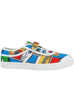 Kawasaki Sneakers Cartoon Kids Shoe W/Elastic K202585 2084 Strong Blue
