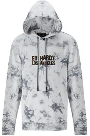 ED HARDY Sweatshirts Los tigres hoody grey