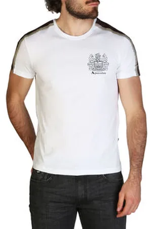 Aquascutum T-shirts m. korte ærmer - qmt017m0
