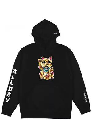 DGK Sweatshirts Sweat hood golden cat